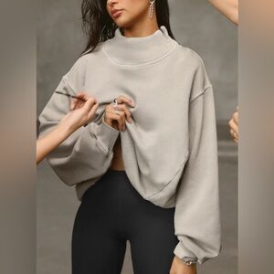 Joah Brown Turtleneck Sweatshirt